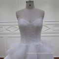 Maternity Wedding Gown Gemstone Sash Organza Wedding Dress